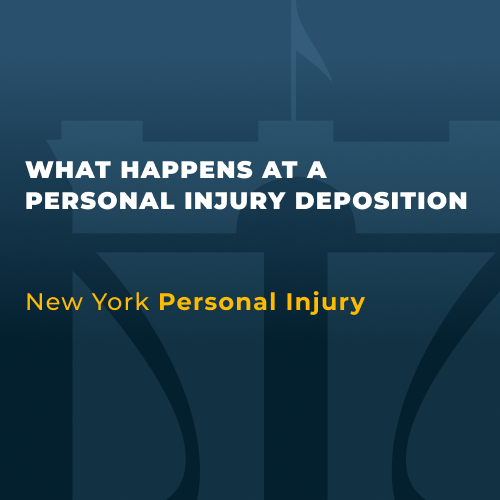 WHAT HAPPENS AT A PERSONAL INJURY DEPOSITION
